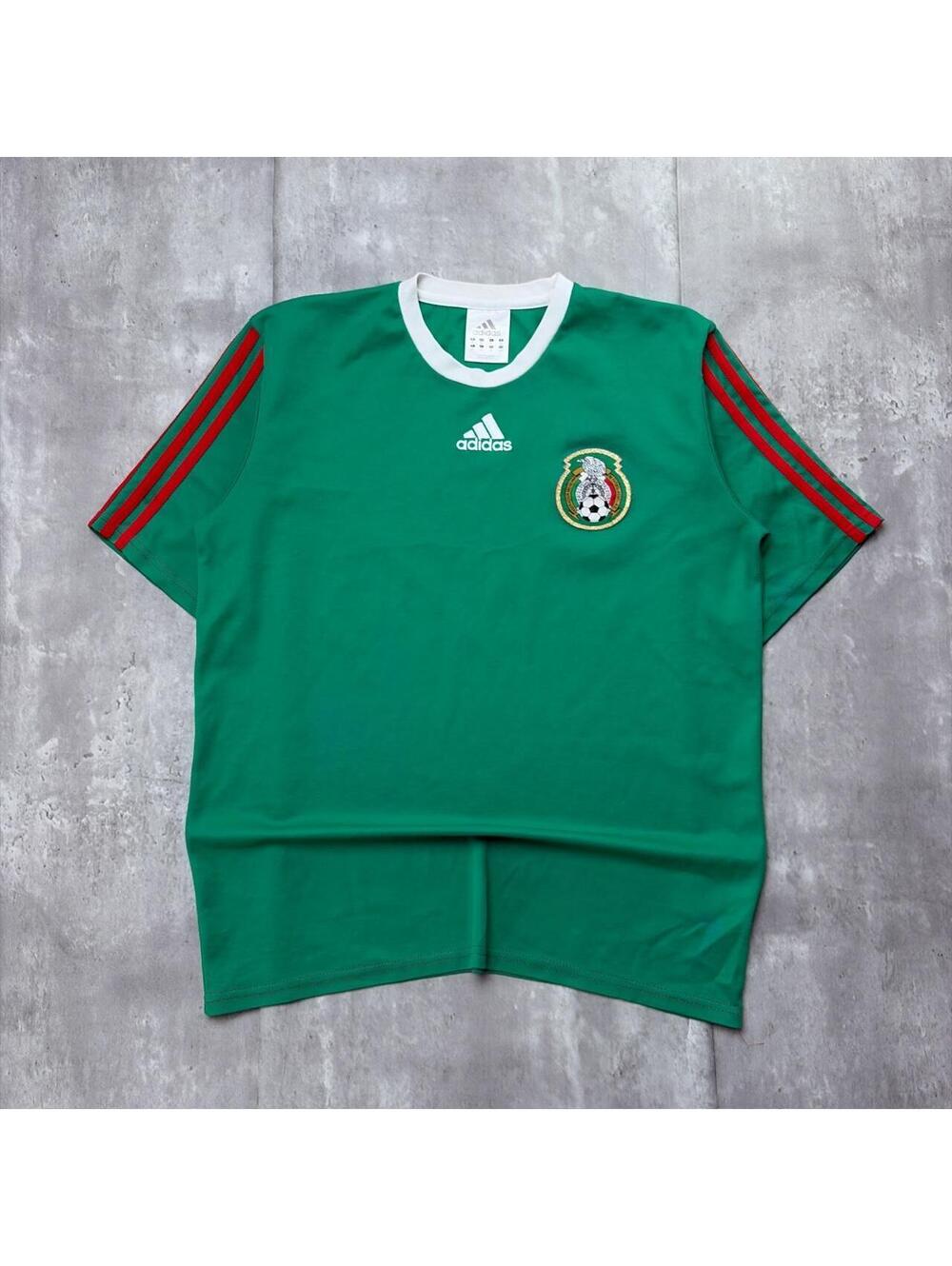 Y2K Green Adidas México 2010 World Cup Soccer Jersey